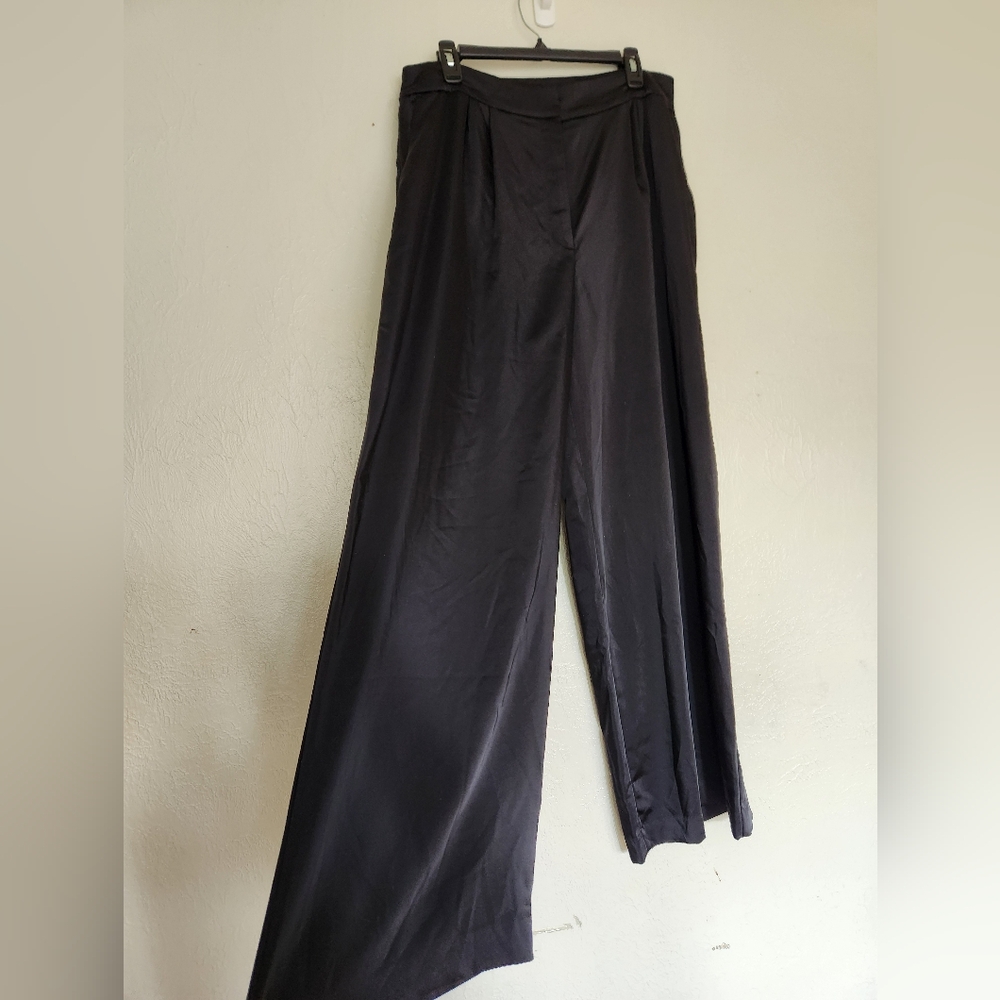 Express Wide Leg Black Pants 14R